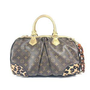 LOUIS VUITTON Brown Monogram Leather Shoulder Bag